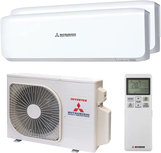 Aire acondicionado 2x1 MITSUBISHI HEAVY INDUSTRIES 45zs06-w 3000+3000